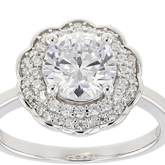 JTV Jewelry - CZ Bella Luce .925 STERLING RING size 9